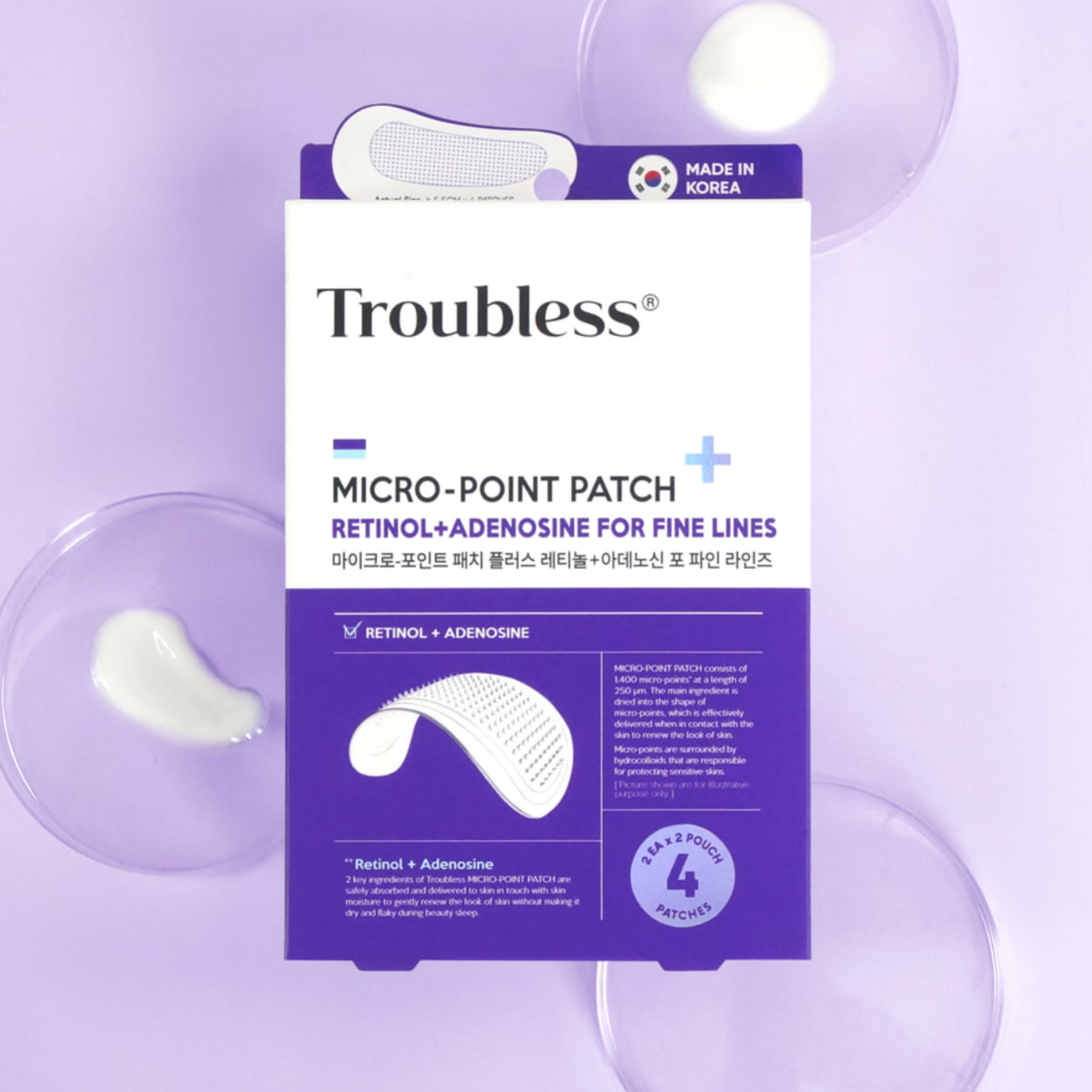Micro-Point Patch Plus Retinol + Adenosine - 4 patches