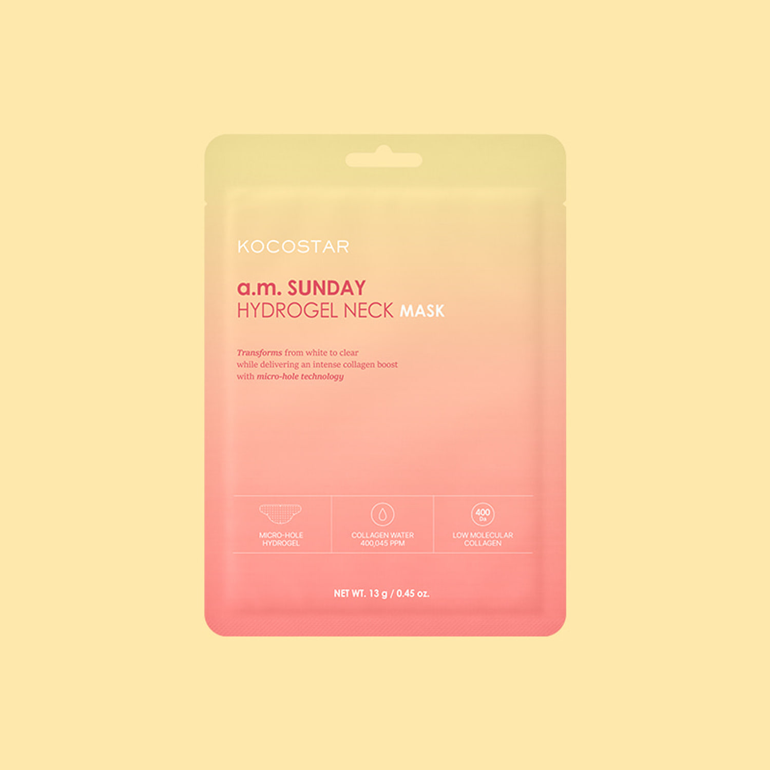 Kocostar am Sunday Hydrogel Neck Mask