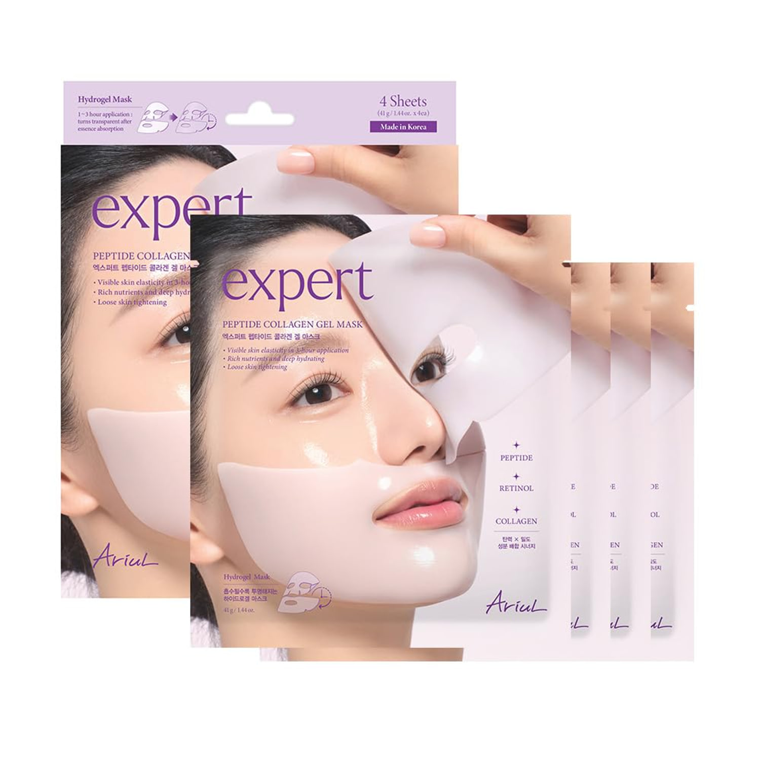 Ariul Expert Peptide Collagen Gel Mask 4pcs