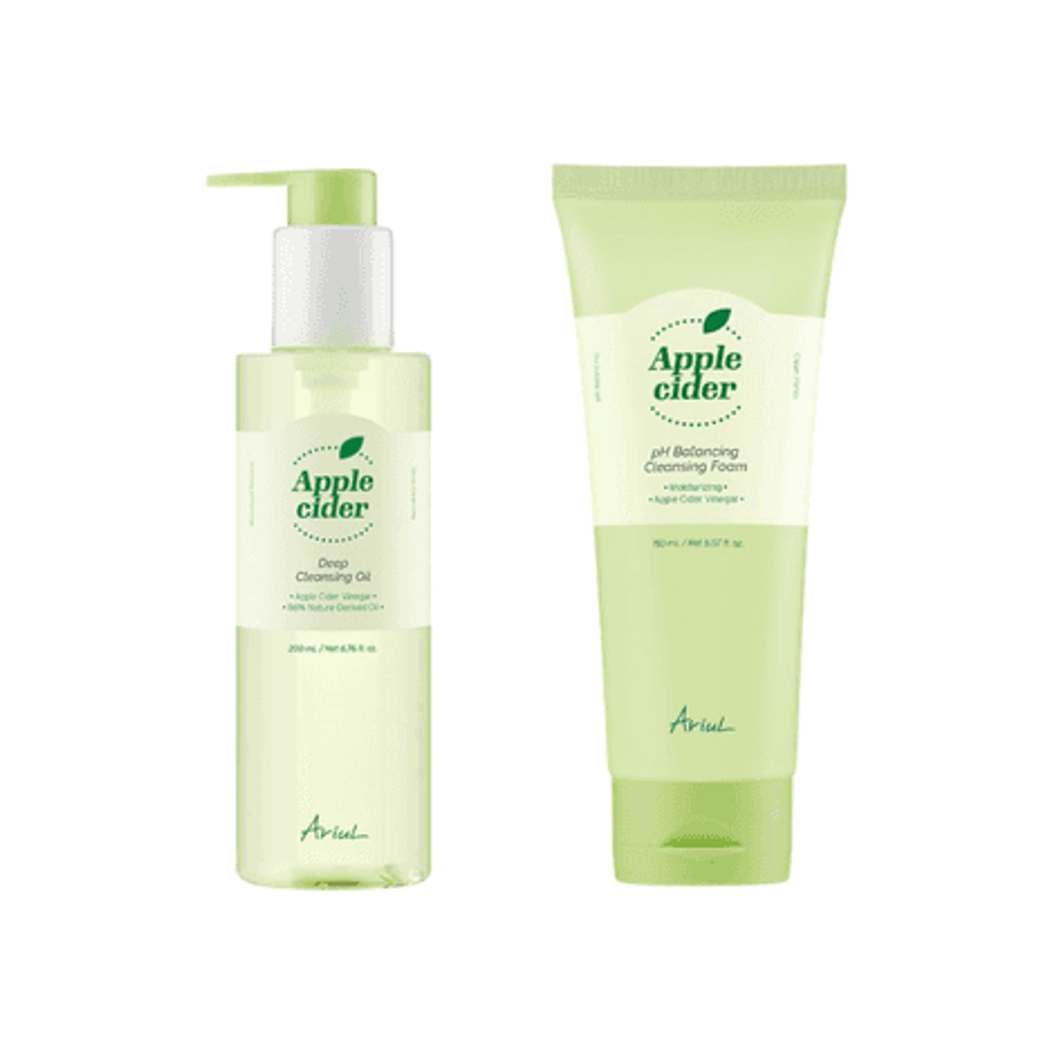 Apple Cider Cleansing Oil 200ml + Cleansing Foam 50ml