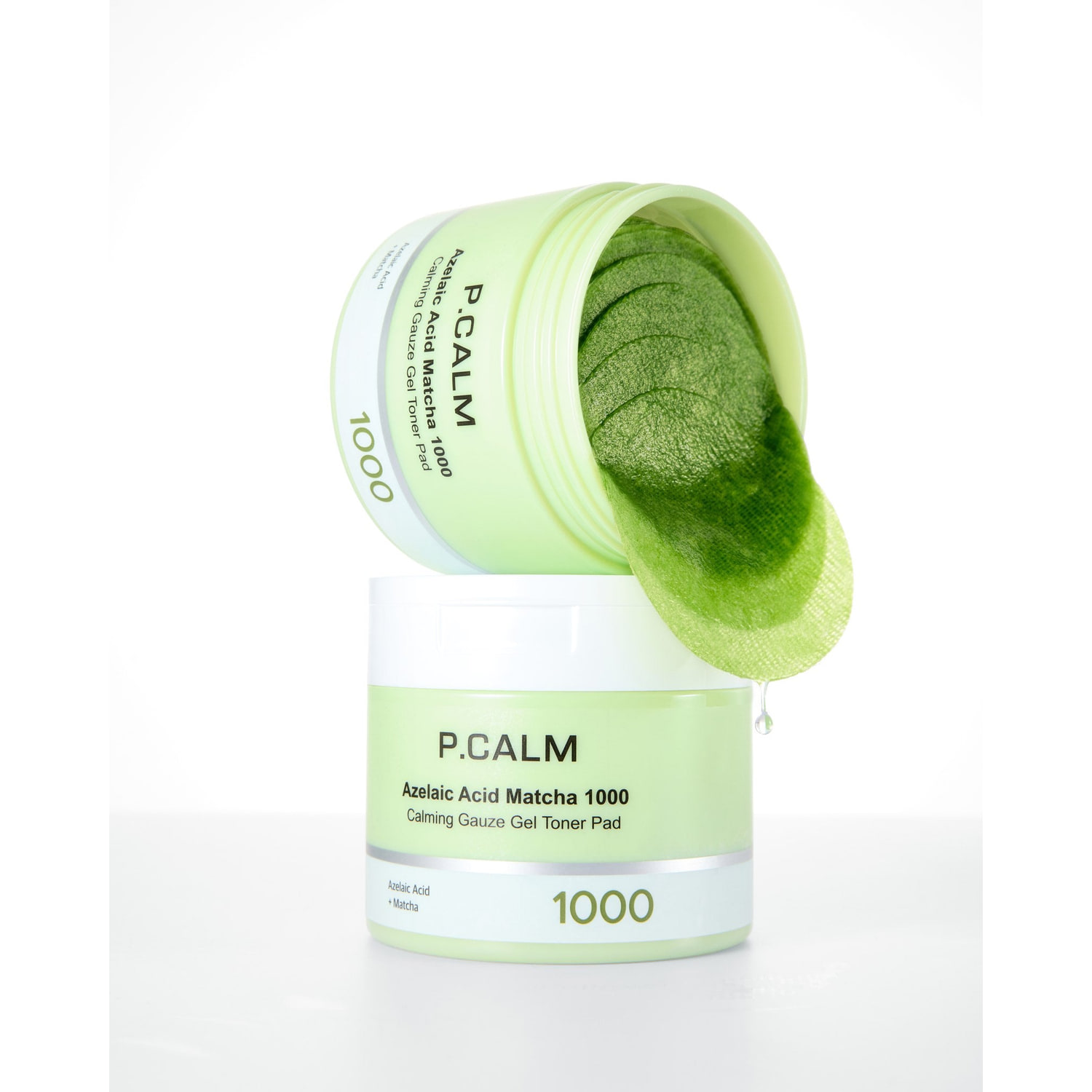 Azelaic Acid Matcha 1000 Calming Gauze Gel Toner Pad