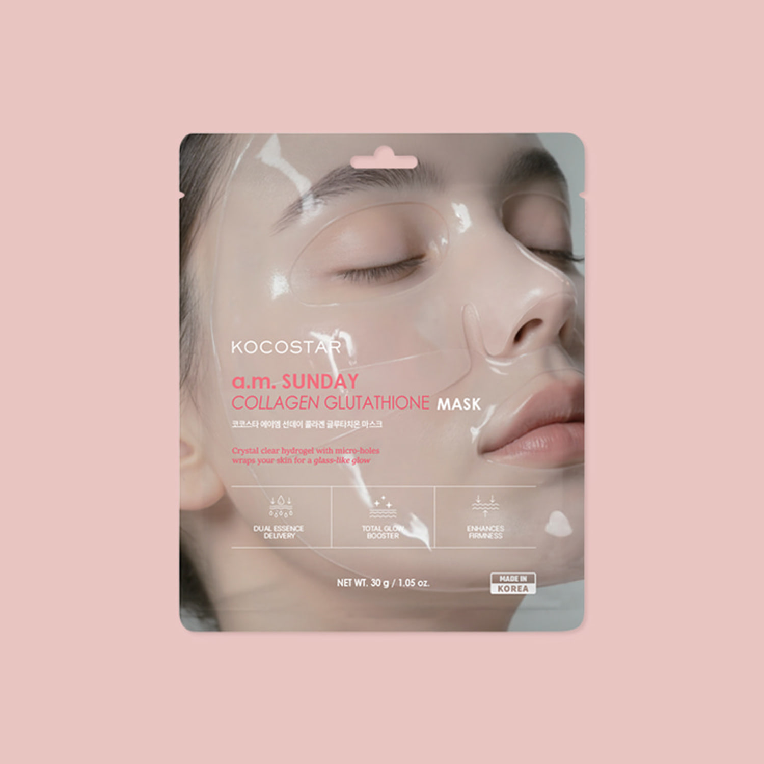 Kocostar am Sunday Collagen Glutathione Mask 1pc