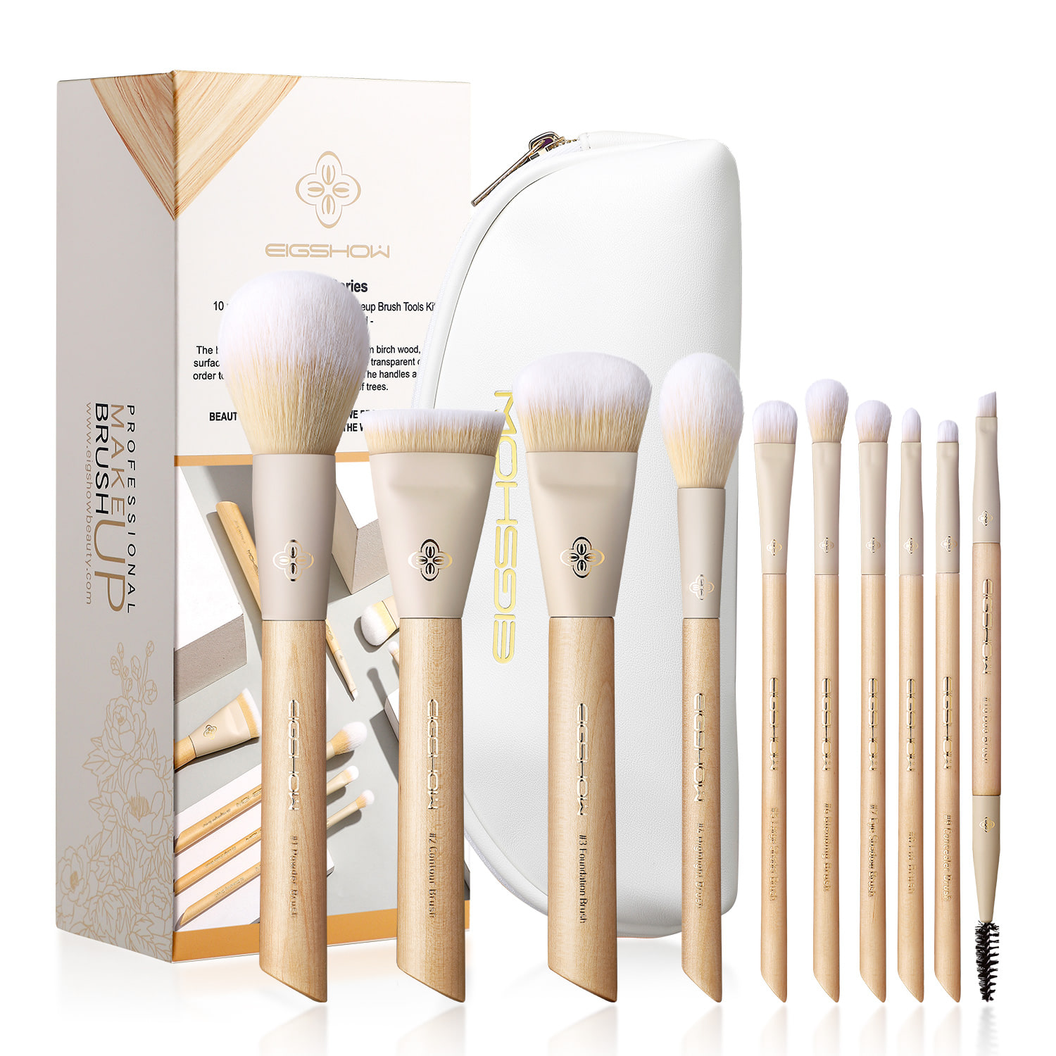 Origin Series 10pcs - Professional Face Makeup Brush